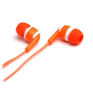 Наушники DeTech DT-215 Orange-White