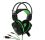 Наушники игровые SmartBuy SBHG-1200 RUSH COBRA Green, с велюровыми амбушюрами