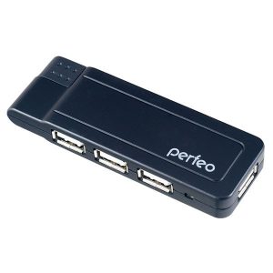 USB-хаб Perfeo USB-HUB 4 Port (PF-VI-H021) Black, white