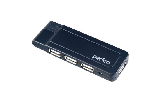 USB-хаб Perfeo USB-HUB 4 Port (PF-VI-H021) Black, white