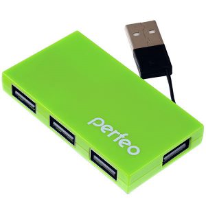 USB-хаб Perfeo USB-HUB 4 Port (PF-VI-H023) Pink, Green