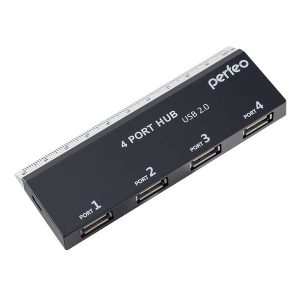 USB-хаб Perfeo USB-HUB 4 Port (PF-VI-H026) Black