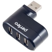 USB-HUB Perfeo 3 Port (PF-VI-H24) Black, White