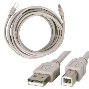 USB кабель подключения ПК к принтерам USB 2.0 A (M) - USB B (M) 1 метр