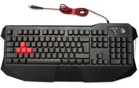 Клавиатура игровая A4TECH Bloody B130 LED USB Black