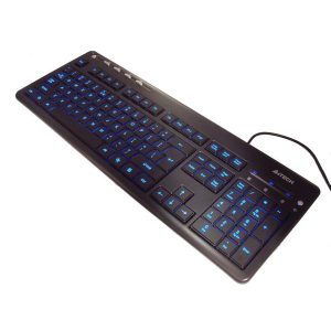 Клавиатура A4Tech KD-126-2 мультимедиа, 5 доп.клавиш, LED-подсветка, USB, Black