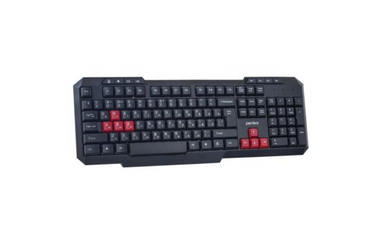 Клавиатура игровая Perfeo PF-006 COMMANDER Multimedia, Black