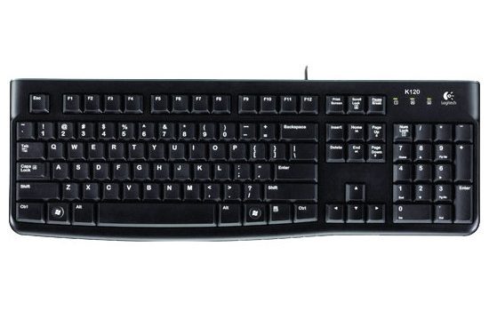 Клавиатура Logitech K120 USB Black