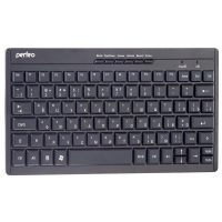 Клавиатура беспроводная Perfeo PF-8006 Compact мультимедийная black