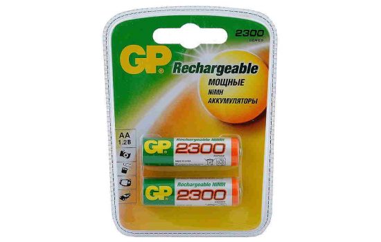 Аккумулятор GP AA2300mAh/2B