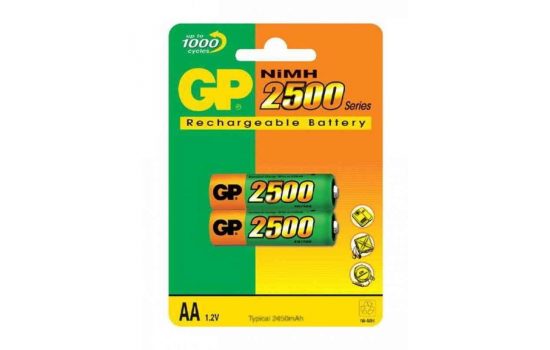 Аккумулятор GP AA2500mAh/2BL