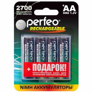 Аккумулятор Perfeo AA2700mAh/4BL+BOX