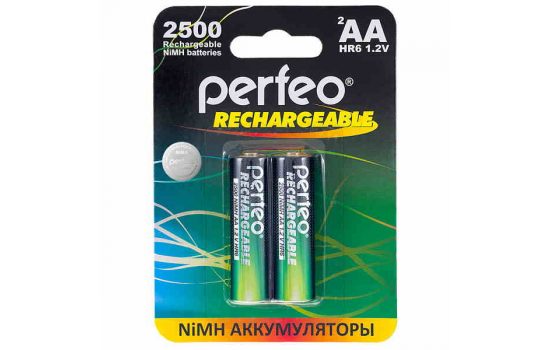 Аккумулятор Perfeo AA2500mAh/2BL