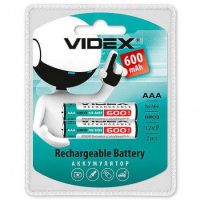 Аккумулятор Videx R03/2bl 600 mAh Ni-MH (2/20/200)