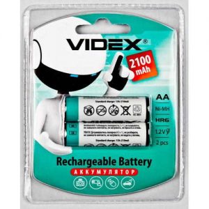 Аккумулятор Videx R06/2bl 2100 mAh Ni-MH (2/20/200)