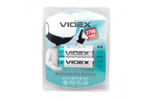 Аккумулятор Videx R06/2bl 2700 mAh Ni-MH (2/20/200)