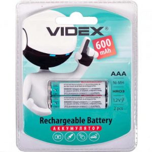 Аккумулятор Videx R06/2bl 600 mAh Ni-MH (2/20/200)