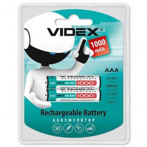 Аккумулятор Videx AAA R03/2 1000mAh Ni-MH