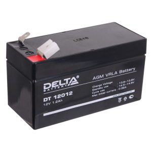 Аккумулятор Delta DT 12012, 12V 1,2Ah, 97х44х59мм, гарантия 1 мес.