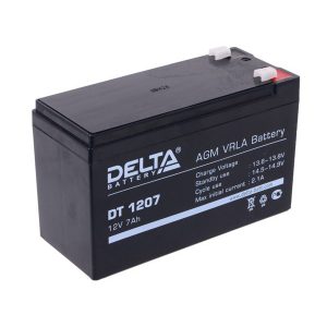 Аккумулятор Delta DT 1207, 12V 7Ah, 151х65х102мм, гарантия 1 мес.