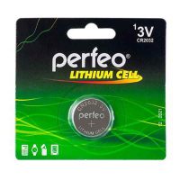 Батарейка Perfeo CR2032-1BL Lithium Cell, 3В