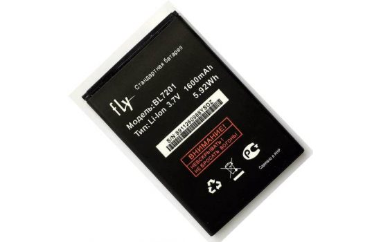 Аккумулятор Fly BL7201 на FLY IQ445 1600mAh