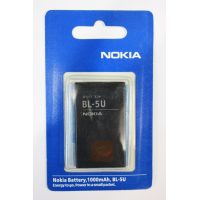 Аккумулятор Nokia BL-5U 3120 classic, 5250, 5330 Xpress Music, 5730 Xpress Music,6 212 classic, 6216 classic, 6300i, 6600 slide, 6600i slide, C5-03, E66, E75