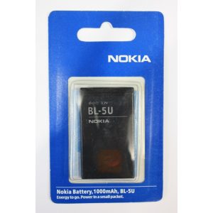 Аккумулятор Nokia BL-5U 3120 classic, 5250, 5330 Xpress Music, 5730 Xpress Music,6 212 classic, 6216 classic, 6300i, 6600 slide, 6600i slide, C5-03, E66, E75