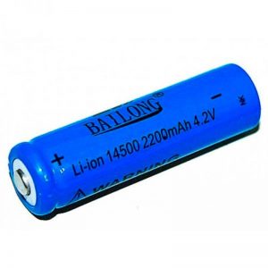 Аккумулятор Bailong 14500, blue