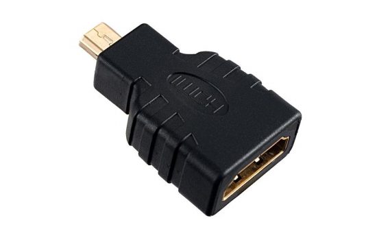 Переходник micro HDMI D вилка-HDMI A розетка Perfeo A7003