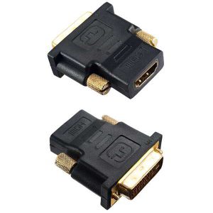 Переходник DVI D вилка-HDMI F розетка Detech