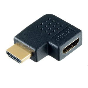 Переходник угловой HDMI A вилка-HDMI A розетка Perfeo A7011