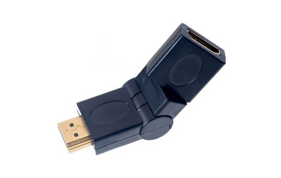 Переходник поворотный 360` HDMI A вилка-HDMI A розетка Perfeo A7013