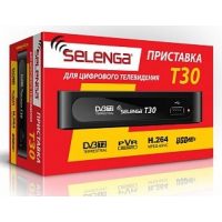 Ресивер DVB-T2 Selenga T30 DVB-T2, Full HD Black