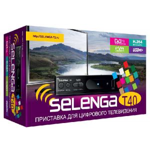 Ресивер DVB-T2 Selenga T40 DVB-T2 и DVB-T Full HD / SD MPEG2