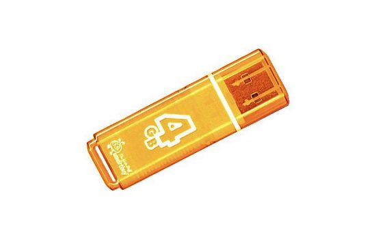 USB накопитель SmartBuy Glossy series 4GB, Orange, Green, Blue