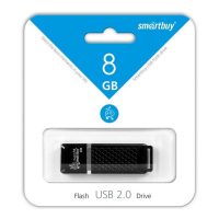 USB накопитель SmartBuy Quartz series 8GB, Black