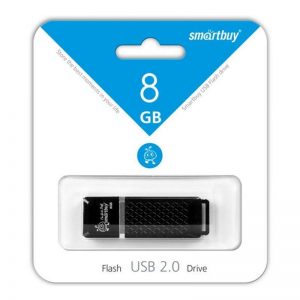 USB накопитель SmartBuy Quartz series 8GB, Black