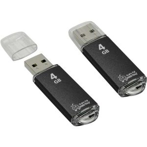 USB накопитель SmartBuy V-CUT 4GB, Black, Blue