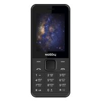 Мобильный телефон Nobby 200, Black, Black/Grey