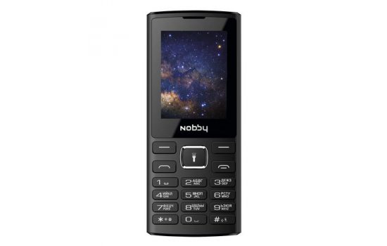 Мобильный телефон Nobby 210, Black, Black/Grey