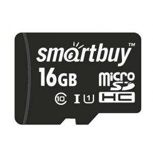 Карта памяти microSDHC 16 Gb Smartbuy UHS-1 Class 10