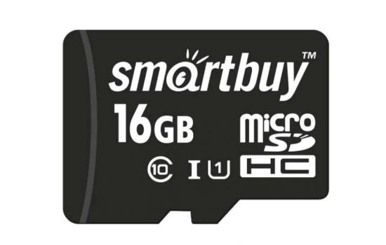 Карта памяти microSDHC 16 Gb Smartbuy UHS-1 Class 10