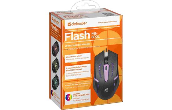  Мышь Defender Flash MB-600L