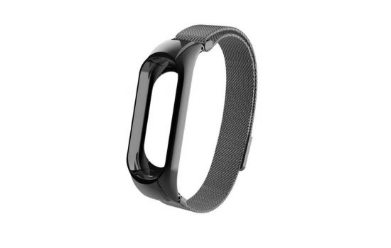 Ремешок для Xiaomi Mi Band 3 Metal Black