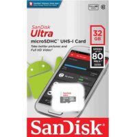 Карта памяти microSDHC 32 ГБ SanDisk Ultra (SDSQUNS-032G-GN3MN) Class10,UHS-I