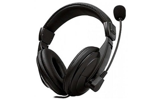 Наушники DeTech DT-750 Black 2,1м