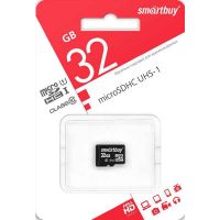 Карта памяти microSDHC 32 Gb Smartbuy UHS-1 Class 10