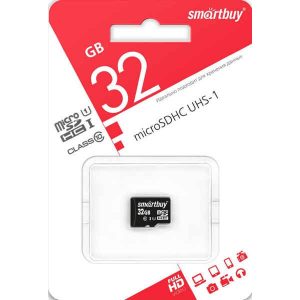 Карта памяти microSDHC 32 Gb Smartbuy UHS-1 Class 10