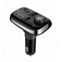 FM-трансмиттер Eplutus FB-02 Bluetooth, microSD, 12/24v Black